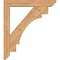 Ekena Millwork Merced Slat Smooth Bracket w/ Offset Brace, Western Red Cedar, 5 1/2"W x 30"D x 34"H BKT0604X30X34MRC06SWR - alternate 3